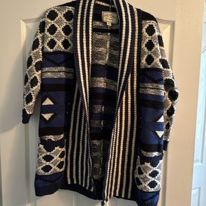Lucky brand 3/4 length sleeve sweater